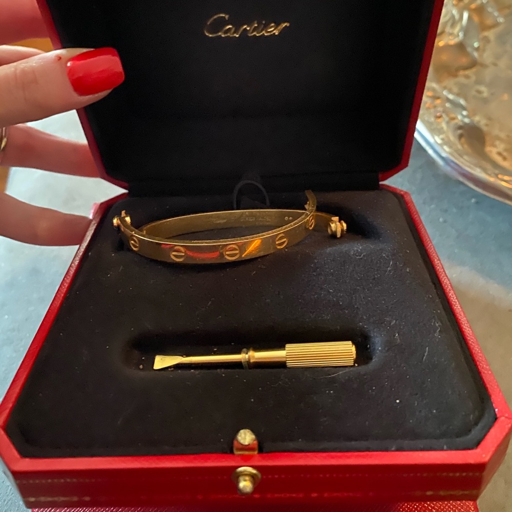 Authentic Cartier Love Bracelet size 17
